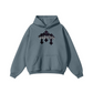 345GSM Men's Solid Color Pullover Hoodie Misty Blue