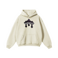 345GSM Men's Solid Color Pullover Hoodie Charcoal Gray