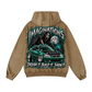 420GSM Men's Heavyweight Snow-Wash Oversized Pullover Hoodie Brown